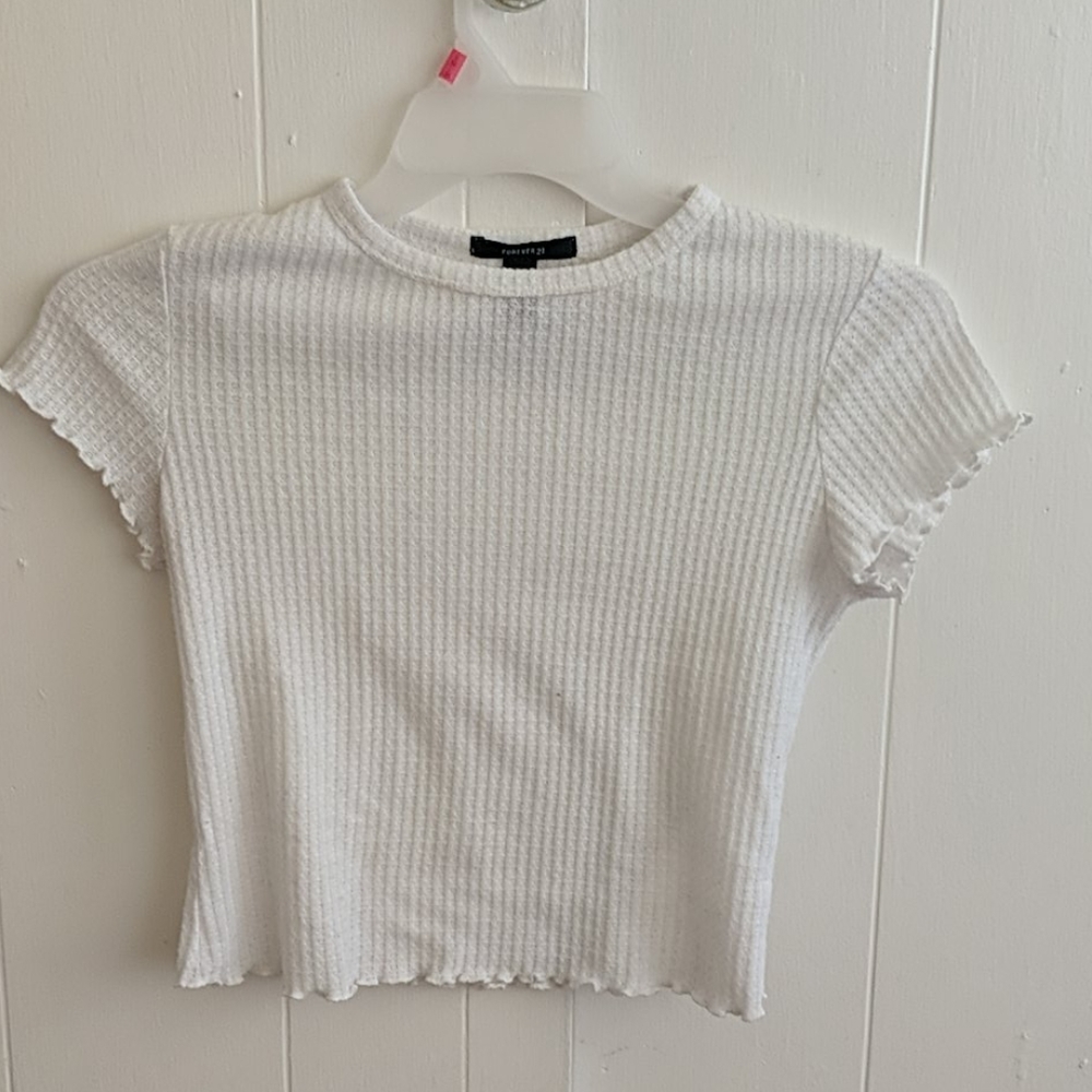 White Crop Top